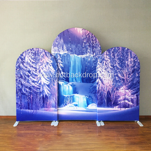 Marble Birthday Backdrop Party Stand